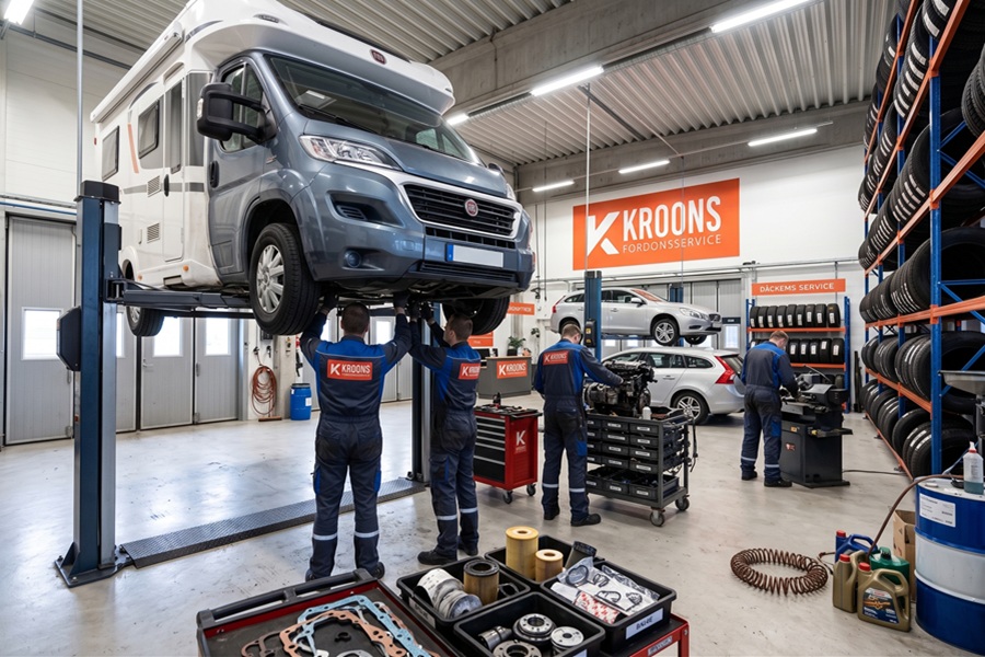 Kroons Fordonsservice verkstad